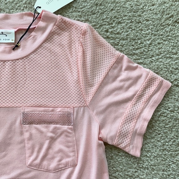 Peachy Blush color Short Sleeve Tee - Picture 5 of 7